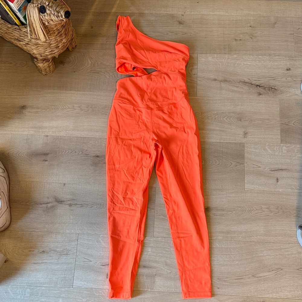 FP Movement Jumpsuit Romper One-Piece, Orange, S